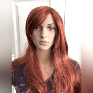 Long auburn/red wig, You could be Jessica Rabbit, Ariel, Nicole Kidman or you!